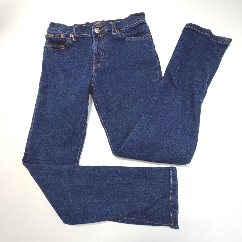 Polo Ralph Lauren Boys 14 Sullivan Slim Jeans Dark Wash Denim